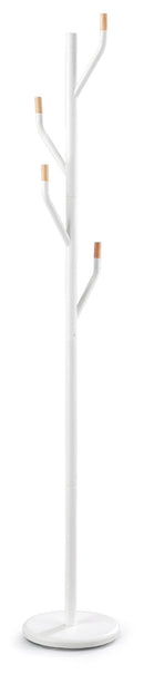 Appendiabiti da Terra Ø36x175 cm in Metallo Fumer Spring Bianco