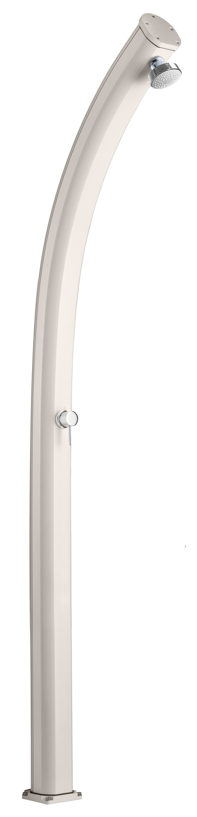 Doccia Solare da Giardino 25L Miscelatore Arkema Jolly Bianco Crema