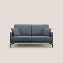 Divano 2 Posti 140x94x90 cm in Tessuto Blu