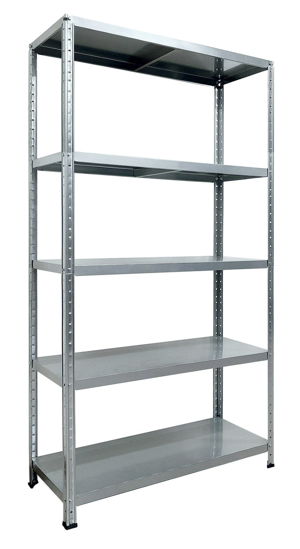 acquista Scaffale in Metallo 5 Ripiani 100x40x187 cm Ettore Zincato