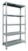 Scaffale in Metallo 5 Ripiani 100x40x187 cm Ettore Zincato