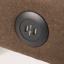 Divano Letto 172x74x75 cm in Tessuto Marrone