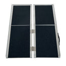 Rampa per Sedia a Rotelle in Alluminio Ripiegabile a Valigia 61x36x16 cm 