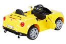 Macchina Elettrica per Bambini 12V con Licenza Alfa Romeo 4C Gialla