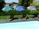 Ombrellone da Giardino Ø2 m Palo Ø33 mm in Acciaio Maffei Borgo Rosso