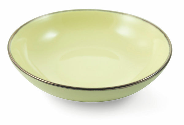 Set 6 Piatti Fondi Ø20,5x5,3 cm in Gres Villa d'Este Home Tivoli Royal Light Giallo Chiaro acquista