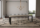 Tavolo Allungabile 200-460x90x77 cm Tecno Premium Tortora Telaio Antracite 