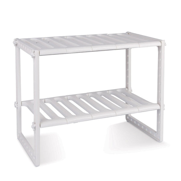 sconto Scaffale stoviglie 50x70x40 cm 2 ripiani per mobile sotto lavello