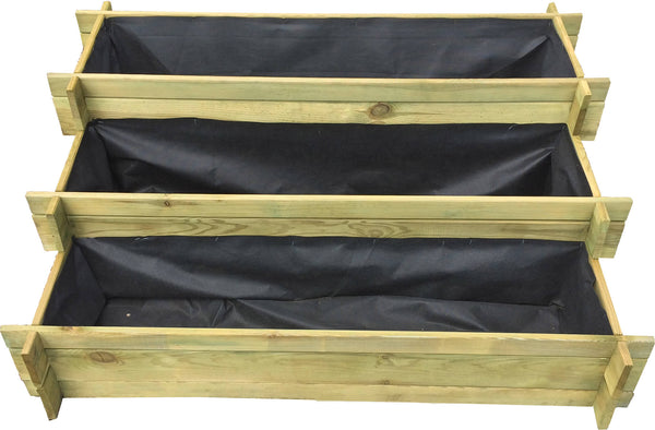 prezzo Ortolegno a Balcone Multipiano 113x88x20/60 cm in Legno di Conifera Taini