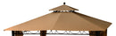 Tetto di Ricambio per Gazebo Texas 3x3m Marrone