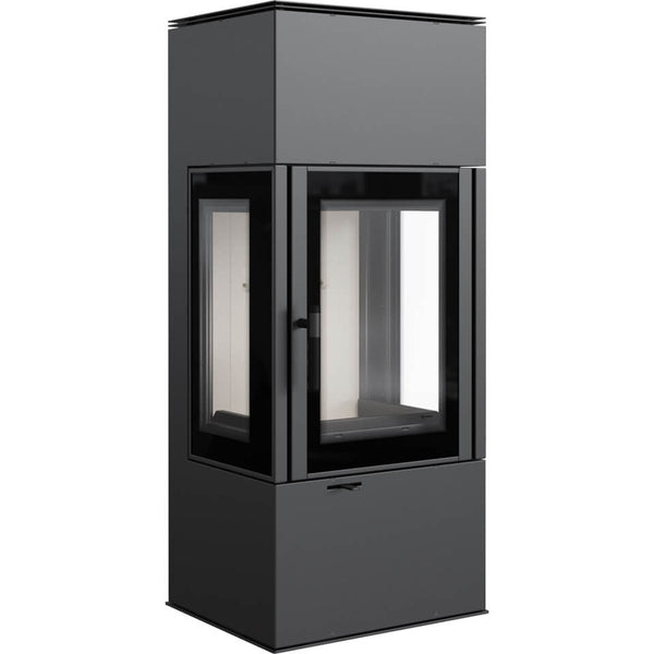 Stufa a Legna 5,5/10KW in Acciaio Flig Stanton Plus Nera acquista