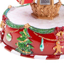Giostra Carillon con Slitta con Musica e Movimento H26 cm in Resina