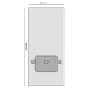 Camino a Bioetanolo da Tavolo 40x23 cm in Acciaio e Vetro Karlsen Murano