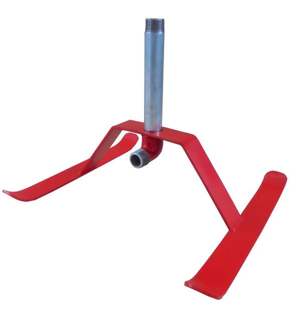 Slitta Portairrigatore Attacco ¾” M in Acciaio Tubo Zincato Rosso e Grigio Agrati sconto