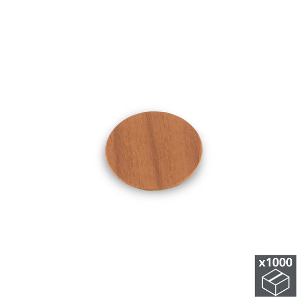 Tappi Copriforo Adesivo 13 mm Effetto Ciliegio 1.000 Pezzi Emuca sconto