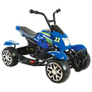 Quad Elettrico per Bambini 12V Kidfun Blu