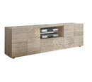 Mobile Porta TV 2 Ante 180x42x57 cm in Legno TFT Blossom Rovere Samoa