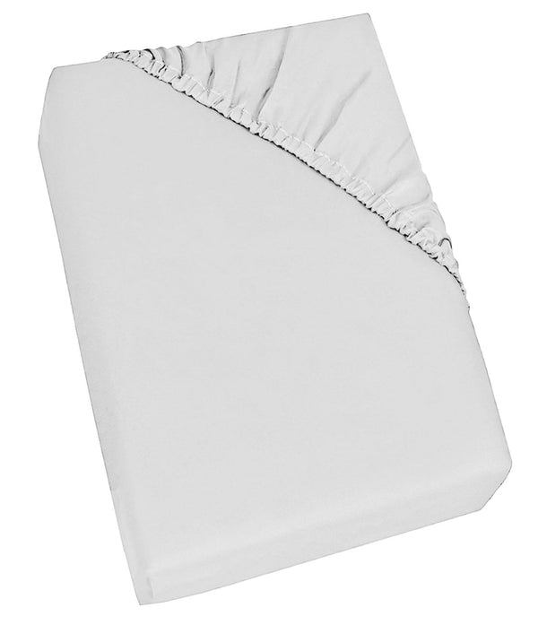 Lenzuolo Sotto con Angoli ed Elastico Tinta Unita Bianco Varie Misure prezzo