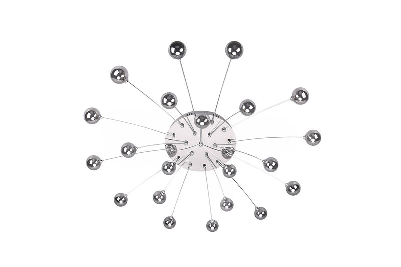 Plafoniera da Interno a LED in Metallo Cromo