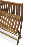 Panca da Giardino Pieghevole 104x61x90 cm in Legno di Acacia Soriani Bali