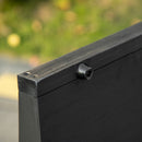 Rampa per Cani per Bagagliaio Auto 43x165x6,5 cm in Legno Nero