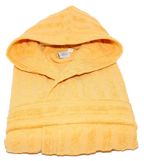 acquista Accappatoio in Spugna 100% Cotone Sally Lines Senape