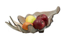 Svuota Tasche Leaf 46x24x13 cm Vetro Marrone Chiaro