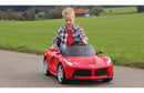 Macchina Elettrica per Bambini 12V La con Licenza Ferrari la Rossa