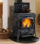 Pedana Salvapavimento per Stufe a Pellet e Legna 90x80 cm in Acciaio Nera