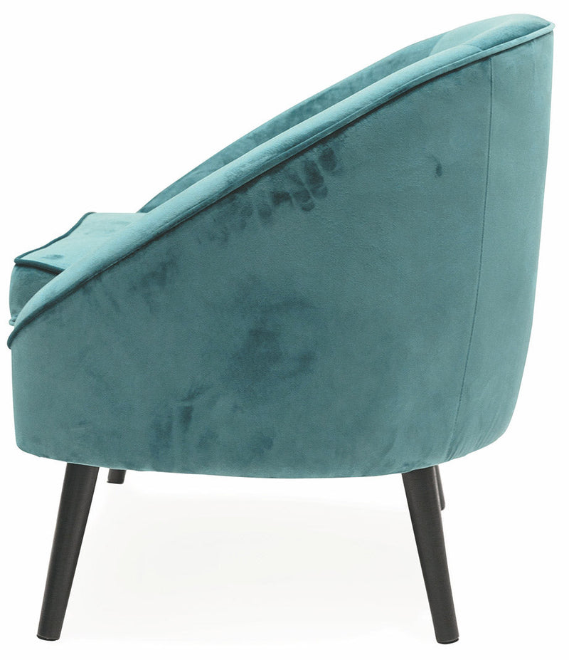 Poltrona ALVESTA Tessuto Verde menta