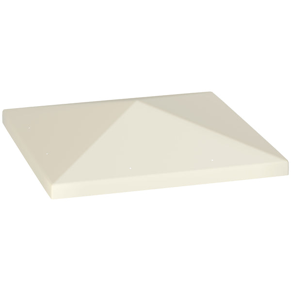 acquista Copertura per Gazebo Pergola 298L x 298P cm in Tessuto Oxford 600D Bianco Crema