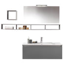 Mobile da Bagno sospeso Ibiza 19 Grigio Opaco Laccato TFT