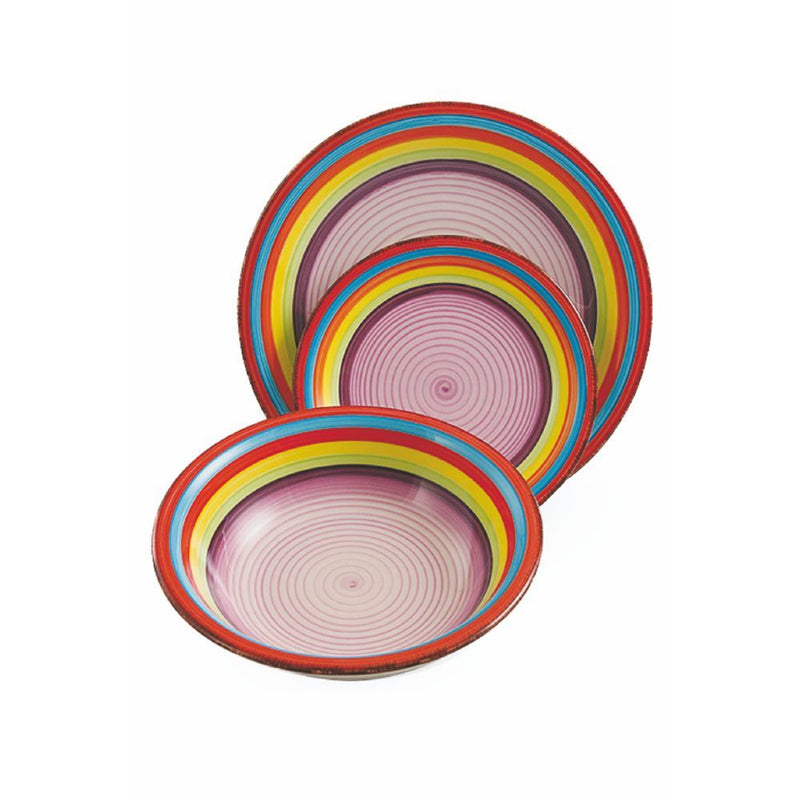 Servizio Piatti 18 Pezzi in Gres Villa d'Este Sombrero