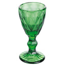 Set 6 Tazzine per Liquori Liquorini Prisma Greenery in Vetro VdE Tivoli 1996 Verde