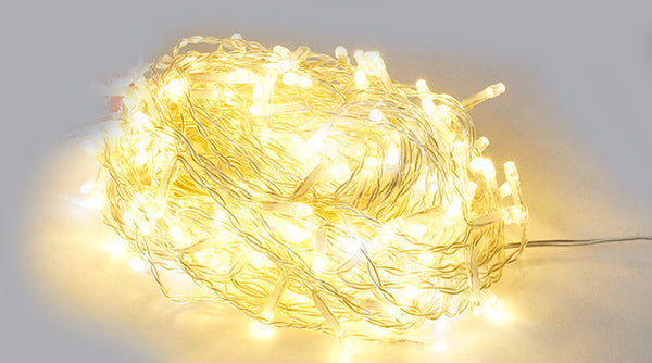 online Luci di Natale Cascata 240 Flash LED 200x100 cm Luce Calda e Fredda Cavo 3m Trasparente