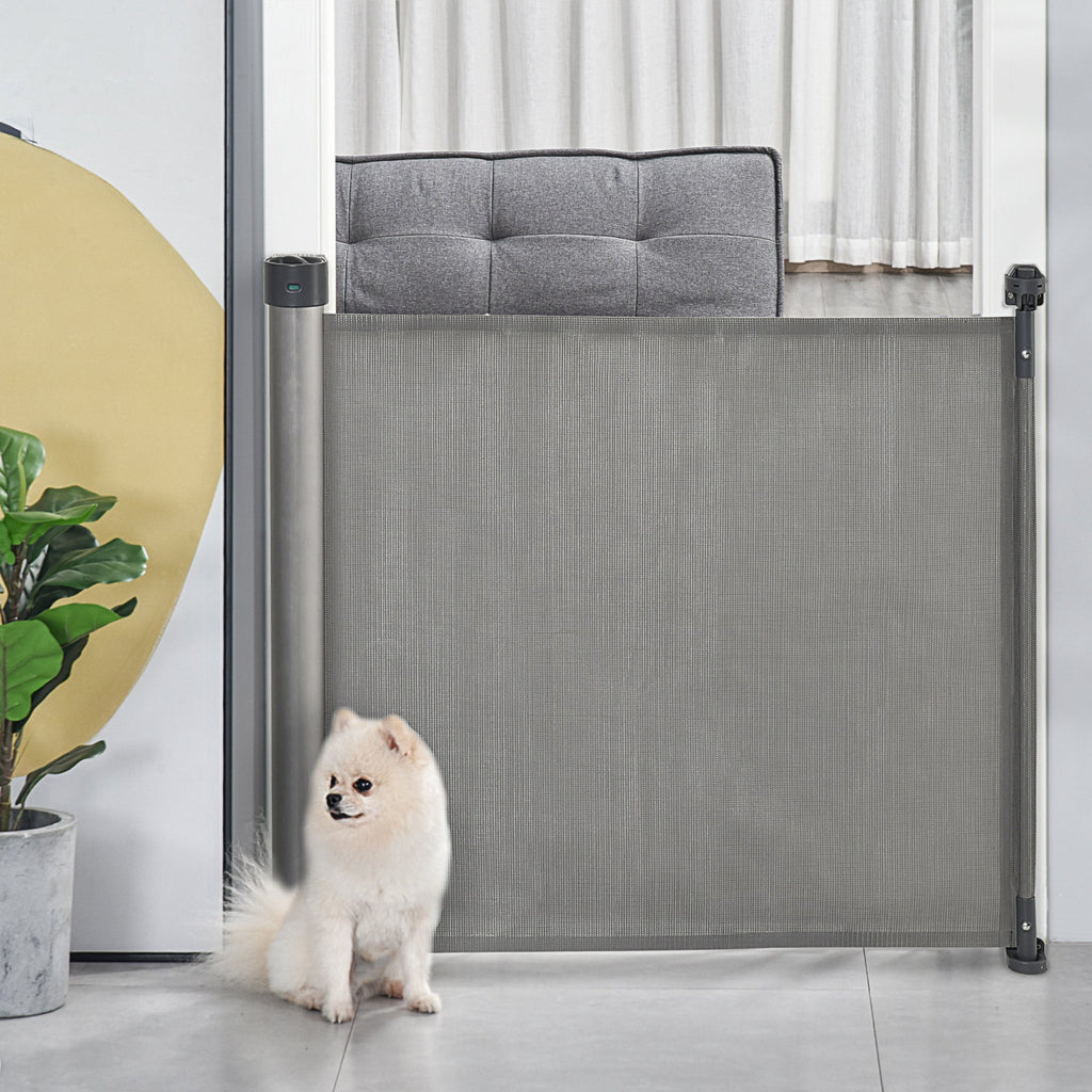 Barriera Per Scale E Porte Griglia Di Protezione Per Scale E Porte KIDIZ – Regolabile Fino A 140cm, Ancoraggio A Pavimento – Per Bambini E Animali Cancelletto Per Bambini Estensibile