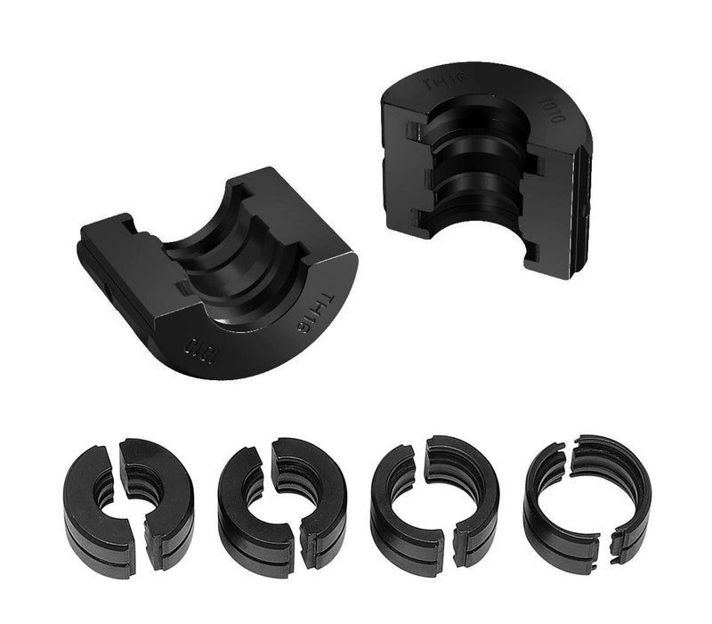 Pinza pressatrice manuale per raccordi tubi multistrato con 4 inserti