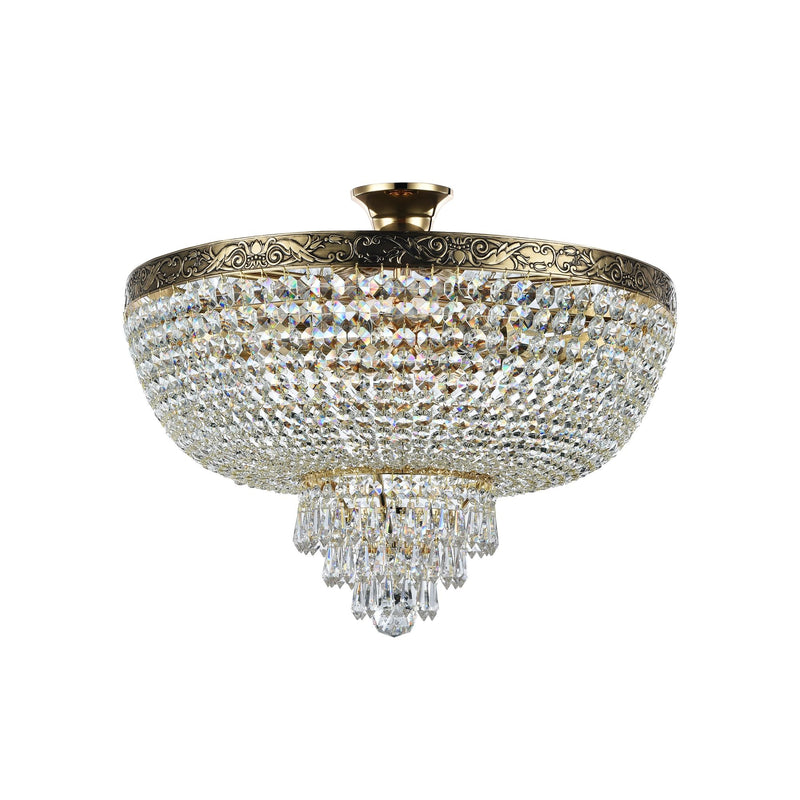 Lampadario Royal Classic in Metallo Palace Oro Antique