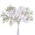 Set 12 Pick Bacche H12 cm Bianco
