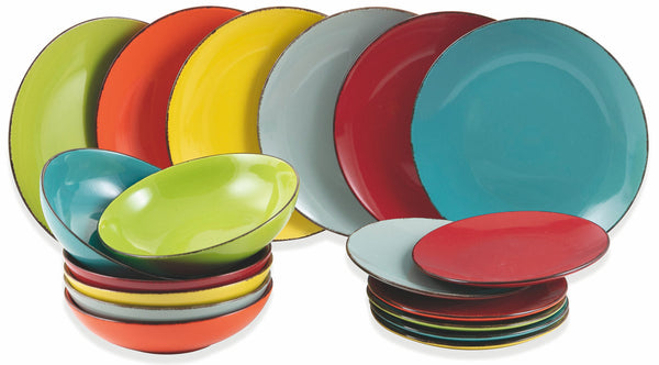 online Servizio Piatti 18 Pezzi in Gres Villa d'Este Home Tivoli Baita