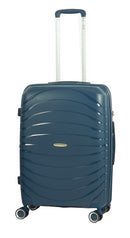 Trolley Valigia Media Rigido Espandibile in Polipropilene TSA Ravizzoni Alaska Blu