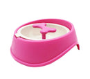 Ciotola sport per cani gatti 15 cm anti-soffocamento e migliore digestione Rosa