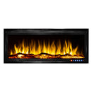 Camino Elettrico da Incasso 43,33x106x14,2 cm Effetto Fiamma 1500W Schubert 42 Nero