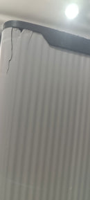 Armadio Portascope da Esterno 68x40x165 cm 2 Ante 4 Ripiani in Resina Grigio    