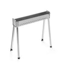 Barbecue per Arrosticini Ompagrill BBQ0080 a Legna o Carbone Uso a Terra o Caminetti Area di Cottura 78x14,5 cm Predisposto per Spiedo In Acciaio Inox