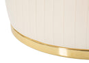 Poltrona Space Plus Crema Ø 75x80 cm in Legno 