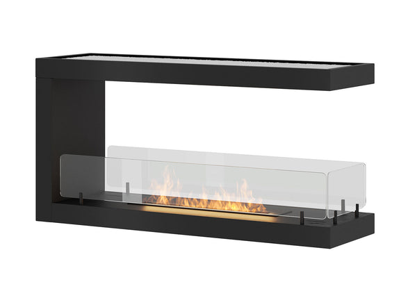 Camino a Bioetanolo Trifacciale da Incasso 100x50 cm Inside U 1000 V1 Nero con Vetro prezzo