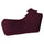 Lettino Chaise Lounge 120x70x65 cm con Cuscino in Poliestere Armonia Bordeaux