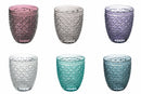 Set 6 Bicchieri Acqua in Vetro 350 ml Villa d'Este Home Tivoli Castle