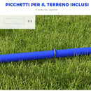 Set Agility Dog con 4 Archi Componibili e Borsa da Trasporto Blu e Giallo      